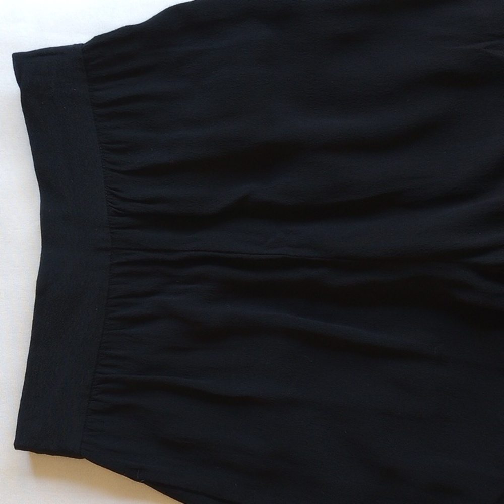 NWOT Madewell Huston Pull-On Crop Pants XXS Black G2036 - Picture 5 of 13